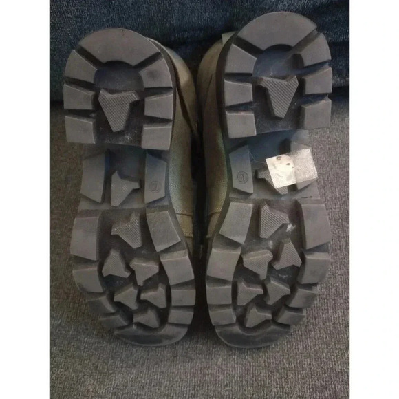 Maurices Canvas Eyelet‎ Lace Up Hiker Combat Boot Colby Block Heel Y2K Size 10 - Picture 5 of 6